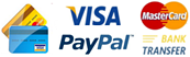 We accept payment through PayPal and via Bank Transfer.